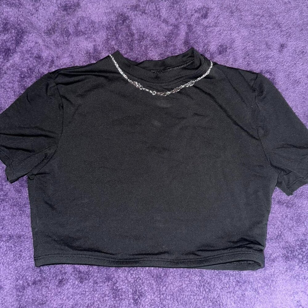 Victoria’s Secret PINK Black Crop Top 🖤